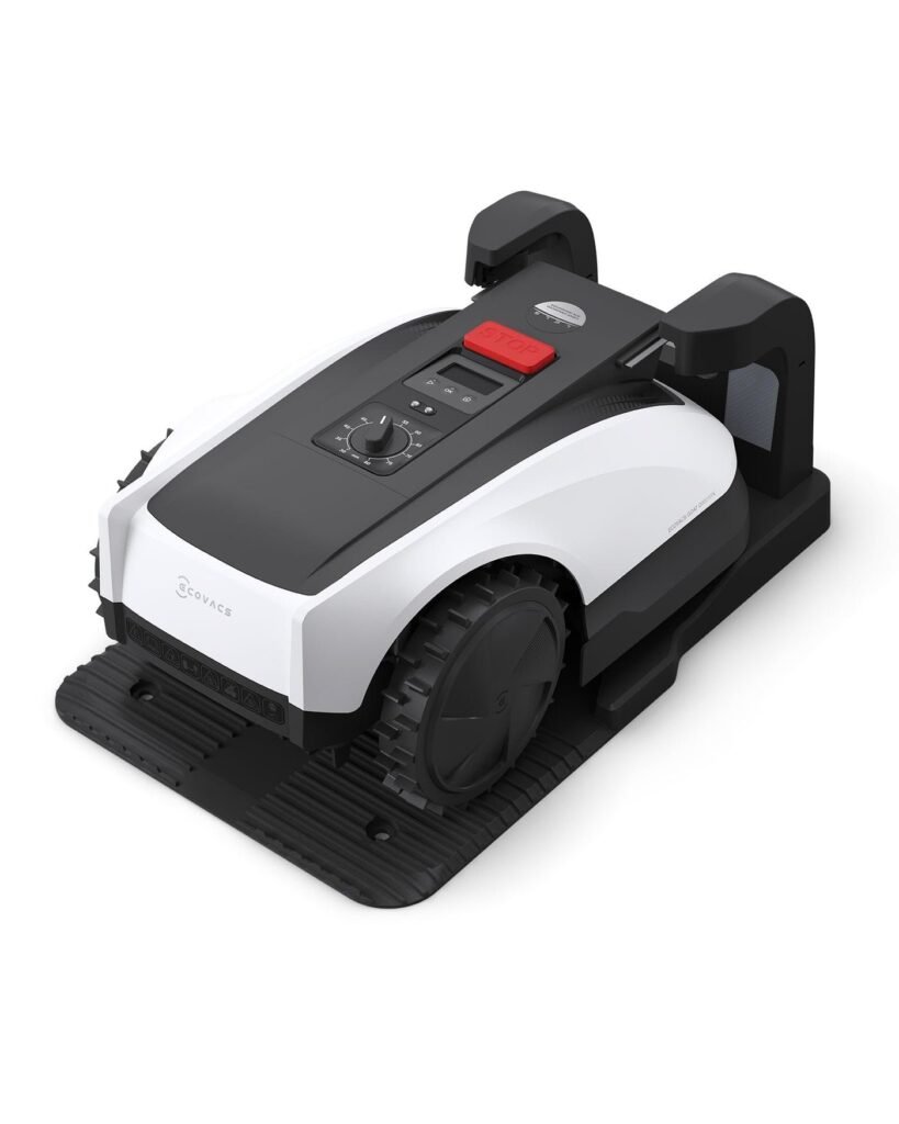 ECOVACS GOAT O800 RTK Mähroboter 800 m², ohne Begrenzungsdraht, LiDAR-verstärkte RTK+Vision-Navigation, 0,7-m-Durchgänge, automatische Kartierung, individuelles Mähen, Kantenschnitt