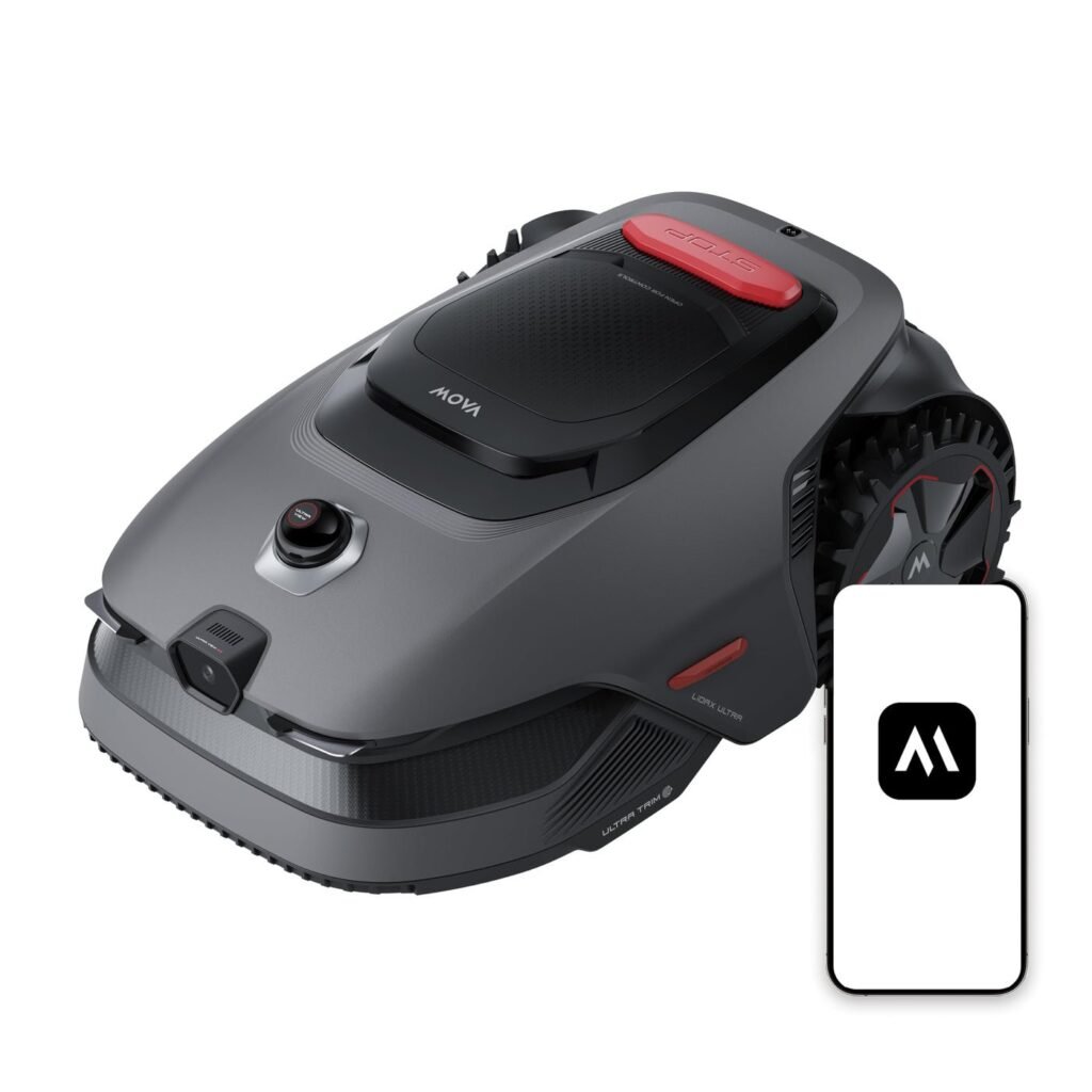 MOVA LiDAX Ultra 800 Mähroboter ohne Begrenzungsdraht – 360° 3D-LiDAR & KI-Kamera, bis 800 m²